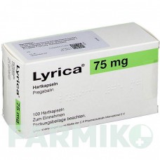 ЛИРИКА (LYRICA) 75 мг капсулы 56 шт - Прегабалин AXICORP PHARMA