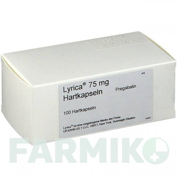 ЛИРИКА (LYRICA) 75 мг капсулы 56 шт - Прегабалин CC PHARMA