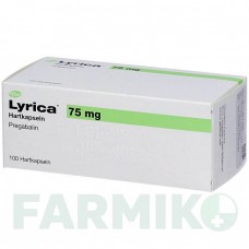 ЛІРИКА (LYRICA) 75 мг капсули 100 шт - Прегабалін MEDICOPHARM