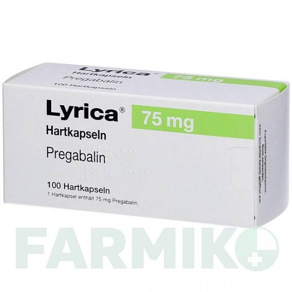 ЛИРИКА (LYRICA) 75 мг капсулы 100 шт - Прегабалин ORIFARM
