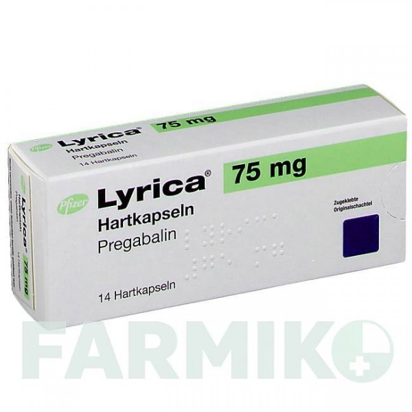 ЛИРИКА (LYRICA) 75 мг капсулы 14 шт - Прегабалин VIATRIS