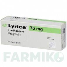 ЛИРИКА (LYRICA) 75 мг капсулы 56 шт - Прегабалин VIATRIS