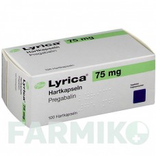 ЛИРИКА (LYRICA) 75 мг капсулы 100 шт - Прегабалин VIATRIS