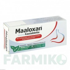 МААЛОКСАН (MAALOXAN) 25 таблетки 50 шт - Оксид алюминия, Магния гидроксид A.NATTERMANN & CIE