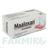 МААЛОКСАН (MAALOXAN) 25 таблетки 100 шт - Оксид алюмінію, Магнію гідроксид A.NATTERMANN & CIE