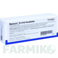 МААЛОКСАН (MAALOXAN) 25 таблетки 50 шт - Оксид алюмінію, Магнію гідроксид PHARMA GERKE