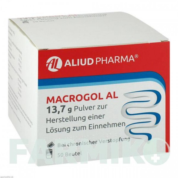 МАКРОГОЛ (MACROGOL) 13,7 г порошок 50 шт - Макрогол, Другое ALIUD PHARMA