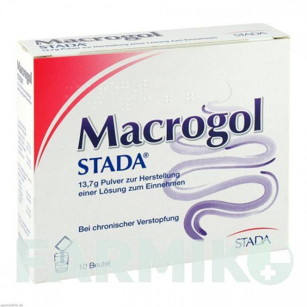 МАКРОГОЛ (MACROGOL) 13,7 г порошок 10 шт - Макрогол, Інше STADA