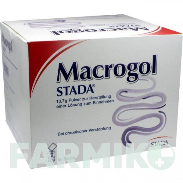 МАКРОГОЛ (MACROGOL) 13,7 г порошок 50 шт - Макрогол, Другое STADA