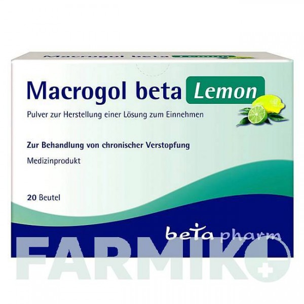 МАКРОГОЛ (MACROGOL) порошок 20 шт - Макрогол, Другое BETAPHARM