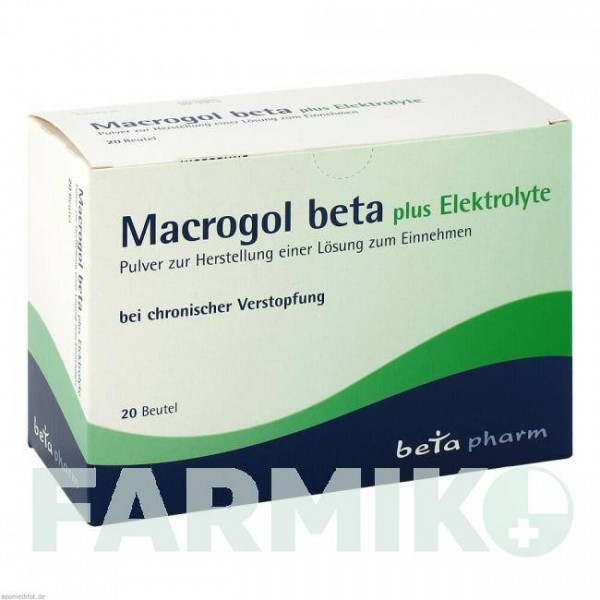 МАКРОГОЛ (MACROGOL) порошок 20 шт - Макрогол, Другое BETAPHARM