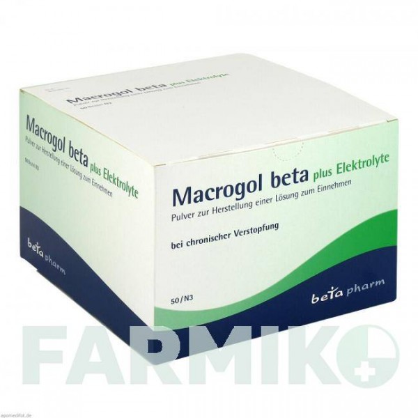 МАКРОГОЛ (MACROGOL) порошок 50 шт - Макрогол, Другое BETAPHARM