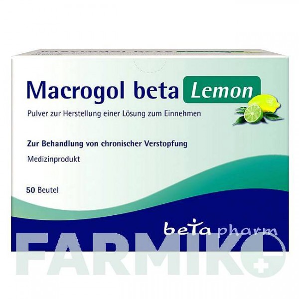 МАКРОГОЛ (MACROGOL) порошок 50 шт - Макрогол, Другое BETAPHARM