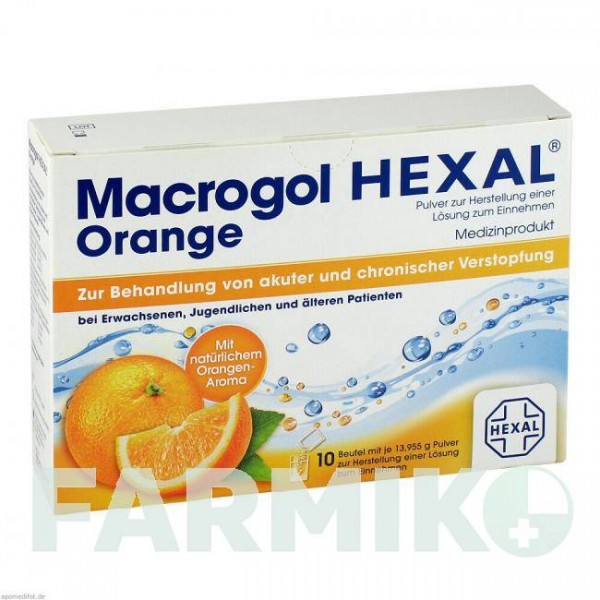 МАКРОГОЛ (MACROGOL) саше 10 шт - Макрогол, Інше HEXAL