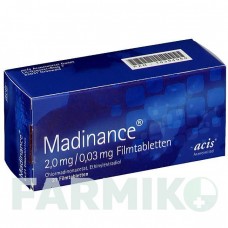 МАДІНАНС (MADINANCE) 2,0 мг/0,03 мг таблетки 21 шт - Хлормадинон, Етинілестрадіол ACIS