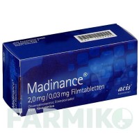 МАДИНАНС (MADINANCE) 2,0 мг/0,03 мг таблетки 6x21 шт - Хлормадинон, Этинилэстрадиол ACIS