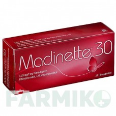 МАДІНЕТТ (MADINETTE) 30 таблетки 21 шт - Хлормадинон, Етинілестрадіол MIBE