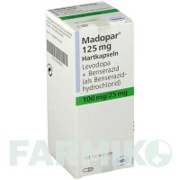 МАДОПАР (MADOPAR) 125 капсули 100 шт - Леводопа, Бенсеразид ROCHE