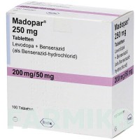 МАДОПАР (MADOPAR) 250 таблетки 100 шт - Леводопа, Бенсеразид DOCPHARM
