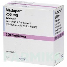МАДОПАР (MADOPAR) 250 таблетки 100 шт - Леводопа, Бенсеразид DOCPHARM