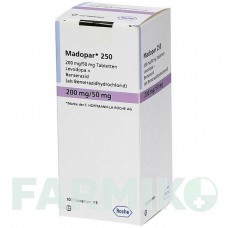 МАДОПАР (MADOPAR) 250 таблетки 100 шт - Леводопа, Бенсеразид EMRA-MED