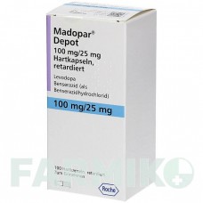 МАДОПАР (MADOPAR) капсулы 100 шт - Леводопа, Бенсеразид AXICORP PHARMA