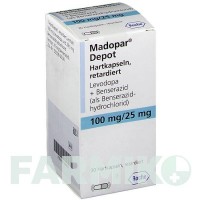 МАДОПАР (MADOPAR) капсули 30 шт - Леводопа, Бенсеразид DOCPHARM