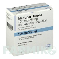 МАДОПАР (MADOPAR) капсулы 60 шт - Леводопа, Бенсеразид KOHLPHARMA
