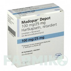 МАДОПАР (MADOPAR) капсулы 100 шт - Леводопа, Бенсеразид KOHLPHARMA