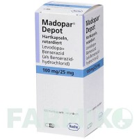 МАДОПАР (MADOPAR) капсули 100 шт - Леводопа, Бенсеразид ORIFARM