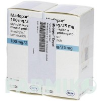 МАДОПАР (MADOPAR) капсулы 60 шт - Леводопа, Бенсеразид PHARMA GERKE