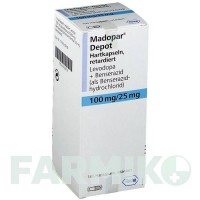 МАДОПАР (MADOPAR) капсули 100 шт - Леводопа, Бенсеразид ROCHE
