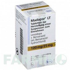 МАДОПАР (MADOPAR) таблетки 20 шт - Леводопа, Бенсеразид ROCHE
