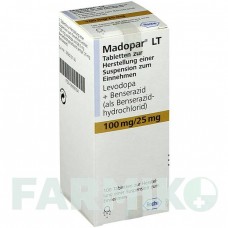 МАДОПАР (MADOPAR) таблетки 100 шт - Леводопа, Бенсеразид ROCHE