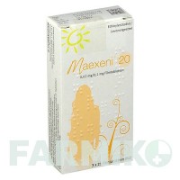 МАЕКСЕНІ (MAEXENI) 0,02 мг/0,1 мг таблетки 3x21 шт - Левоноргестрел, Етинілестрадіол HORMOSAN PHARMA