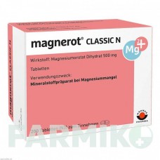 МАГНЕРОТ КЛАССИК (MAGNEROT CLASSIC) таблетки 200 шт - Магния оротат WORWAG PHARMA