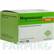 МАГНЕЗИОКАРД (MAGNESIOCARD) 10 ммоль порошок 50 шт - Магния соли, Другое VERLA-PHARM