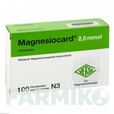 МАГНЕЗИОКАРД (MAGNESIOCARD) 2,5 ммоль таблетки 100 шт - Магния соли, Другое VERLA-PHARM