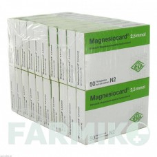 МАГНЕЗИОКАРД (MAGNESIOCARD) 2,5 ммоль таблетки 20x50 шт - Магния соли, Другое VERLA-PHARM