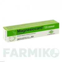МАГНЕЗИОКАРД (MAGNESIOCARD) 7,5 ммоль таблетки 20 шт - Магния соли, Другое VERLA-PHARM