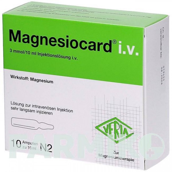 МАГНЕЗИОКАРД (MAGNESIOCARD) раствор 50x10 мл - Магния соли VERLA-PHARM