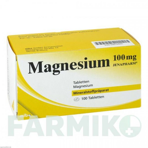 МАГНЕЗИУМ (MAGNESIUM) 100 мг таблетки 100 шт - Магния карбонат MIBE