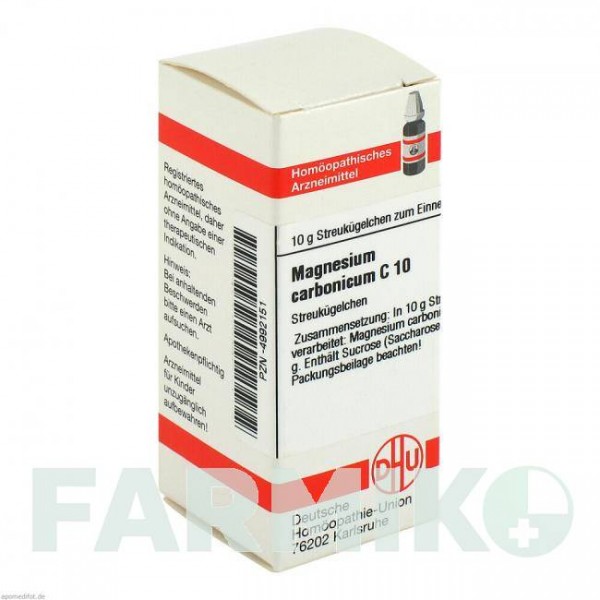 МАГНЕЗИУМ КАРБОНИКУМ (MAGNESIUM CARBONICUM) C 10 глобули 10 г - Гомеопатия DHU