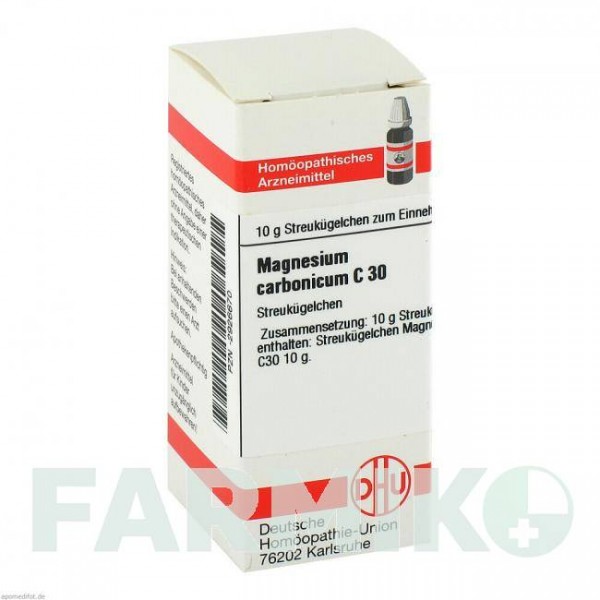 МАГНЕЗИУМ КАРБОНИКУМ (MAGNESIUM CARBONICUM) C 30 глобули 10 г - Гомеопатия DHU