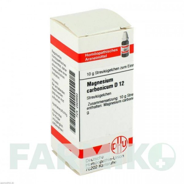 МАГНЕЗИУМ КАРБОНИКУМ (MAGNESIUM CARBONICUM) D 12 глобули 10 г - Гомеопатия DHU