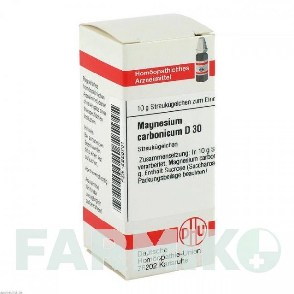 МАГНЕЗИУМ КАРБОНИКУМ (MAGNESIUM CARBONICUM) D 30 глобули 10 г - Гомеопатия DHU