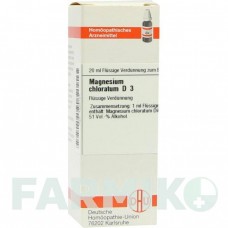 МАГНЕЗИУМ ХЛОРАТУМ (MAGNESIUM CHLORATUM) D 3 раствор 20 мл - Гомеопатия DHU