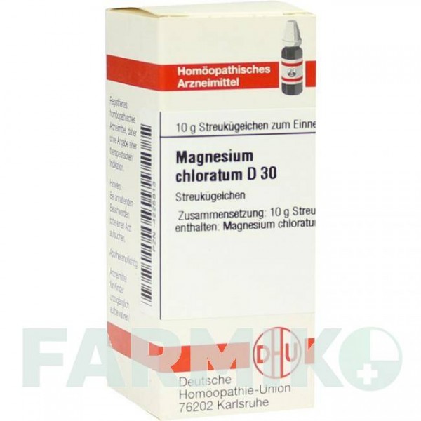 МАГНЕЗИУМ ХЛОРАТУМ (MAGNESIUM CHLORATUM) D 30 глобули 10 г - Гомеопатия DHU