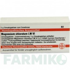 МАГНЕЗИУМ ХЛОРАТУМ (MAGNESIUM CHLORATUM) LM VI глобули 5 г - Гомеопатия DHU