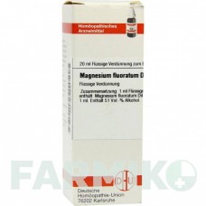 МАГНЕЗИУМ ФЛУОРАТУМ (MAGNESIUM FLUORATUM) D 12 раствор 20 мл - Гомеопатия DHU